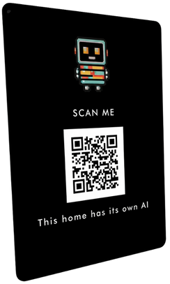 QR Code Fridge Magnet
